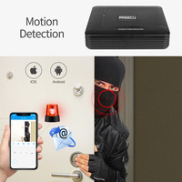 MISECU H.265 + Mini NVR 16CH Full HD 8MP 4K/5M/4M/3M/1080P wideorejestrator wykrywanie ruchu ONVIF P2P dla systemu bezpieczeństwa kamery IP 2